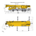 Аренда автокрана XCMG – грузоподъемность 30 т, стрела 42 м ("гусек" 9 м)